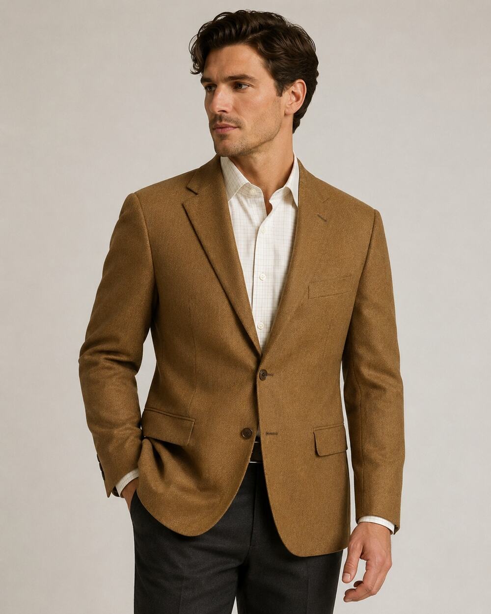 Roberto Zanieri Paolo Wool Cashmere Blazer Men’s 44R Made in Italy